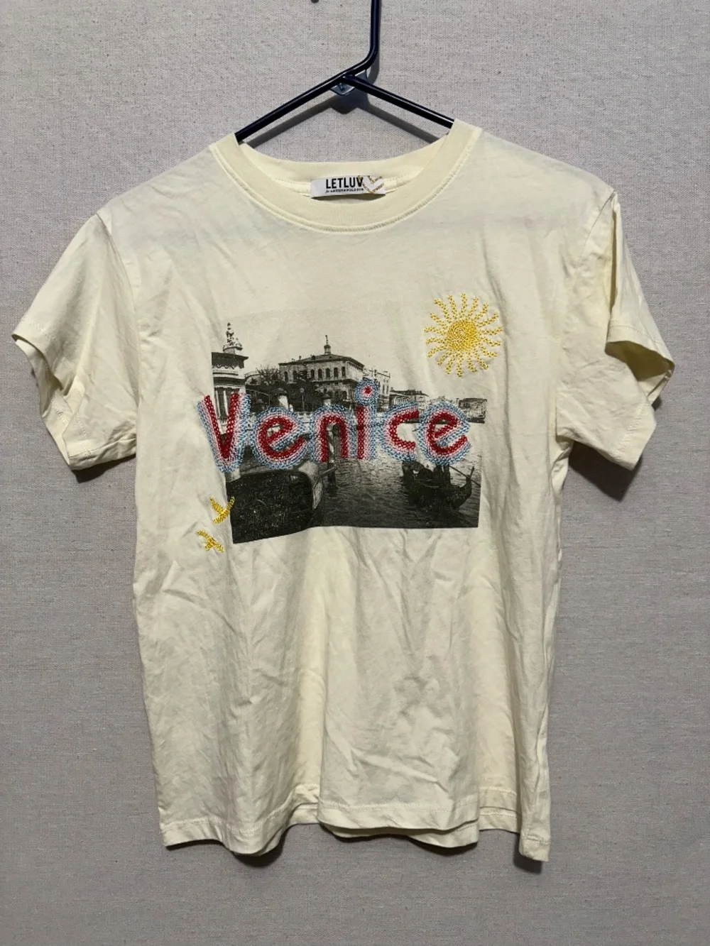 NWOT Letluv for Anthropologie Venice Tee - size XS - Picture 2 of 5